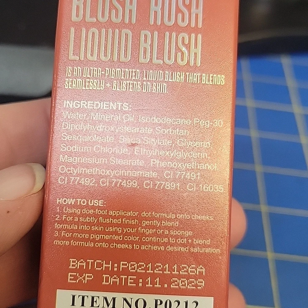 blush rush page vine